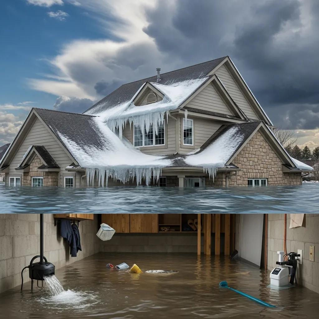 Common homeowners insurance exclusions in Michigan illustrated with weather-related risks