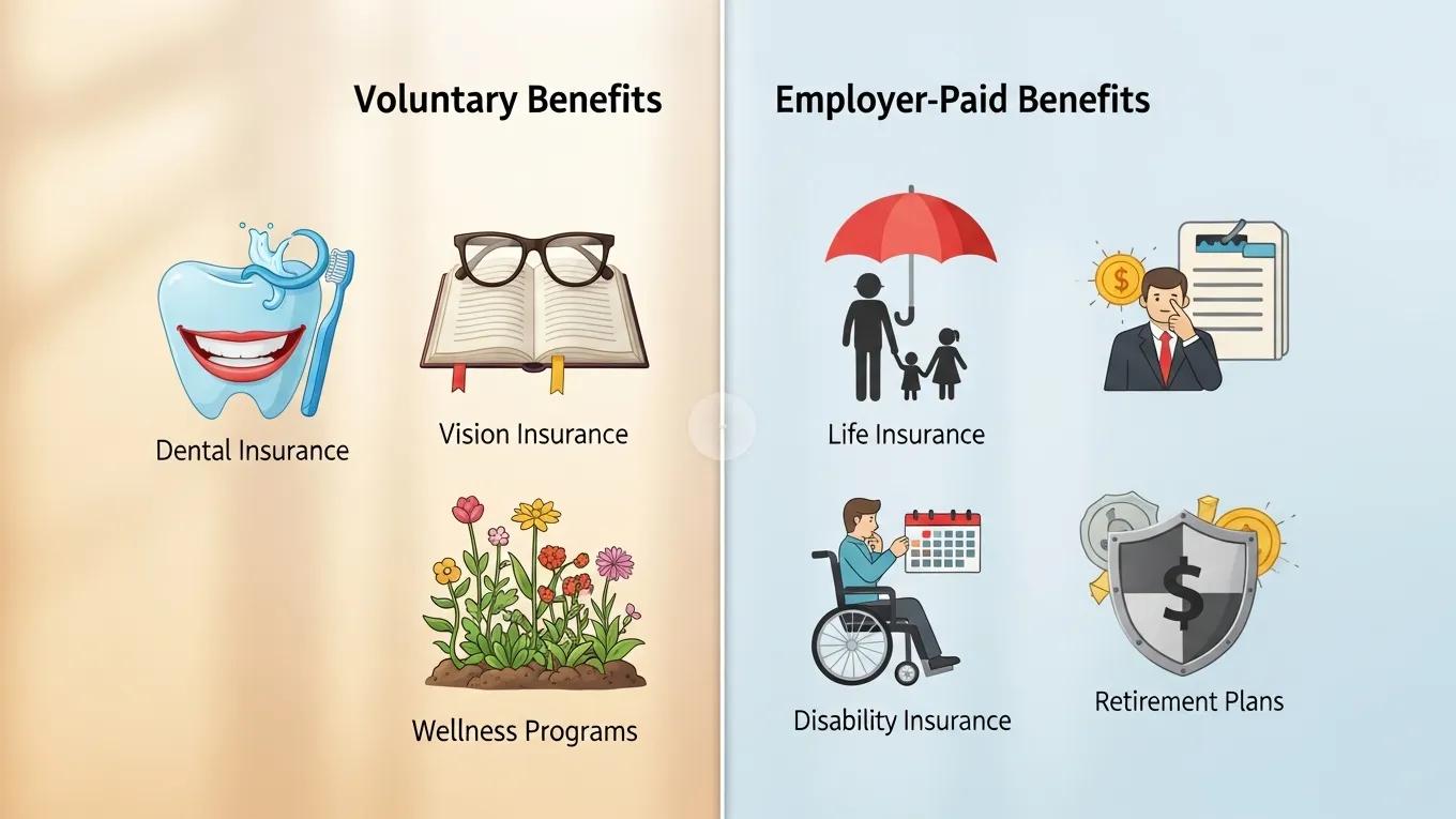 Illustration of QSEHRA and ICHRA funding models for ancillary benefits