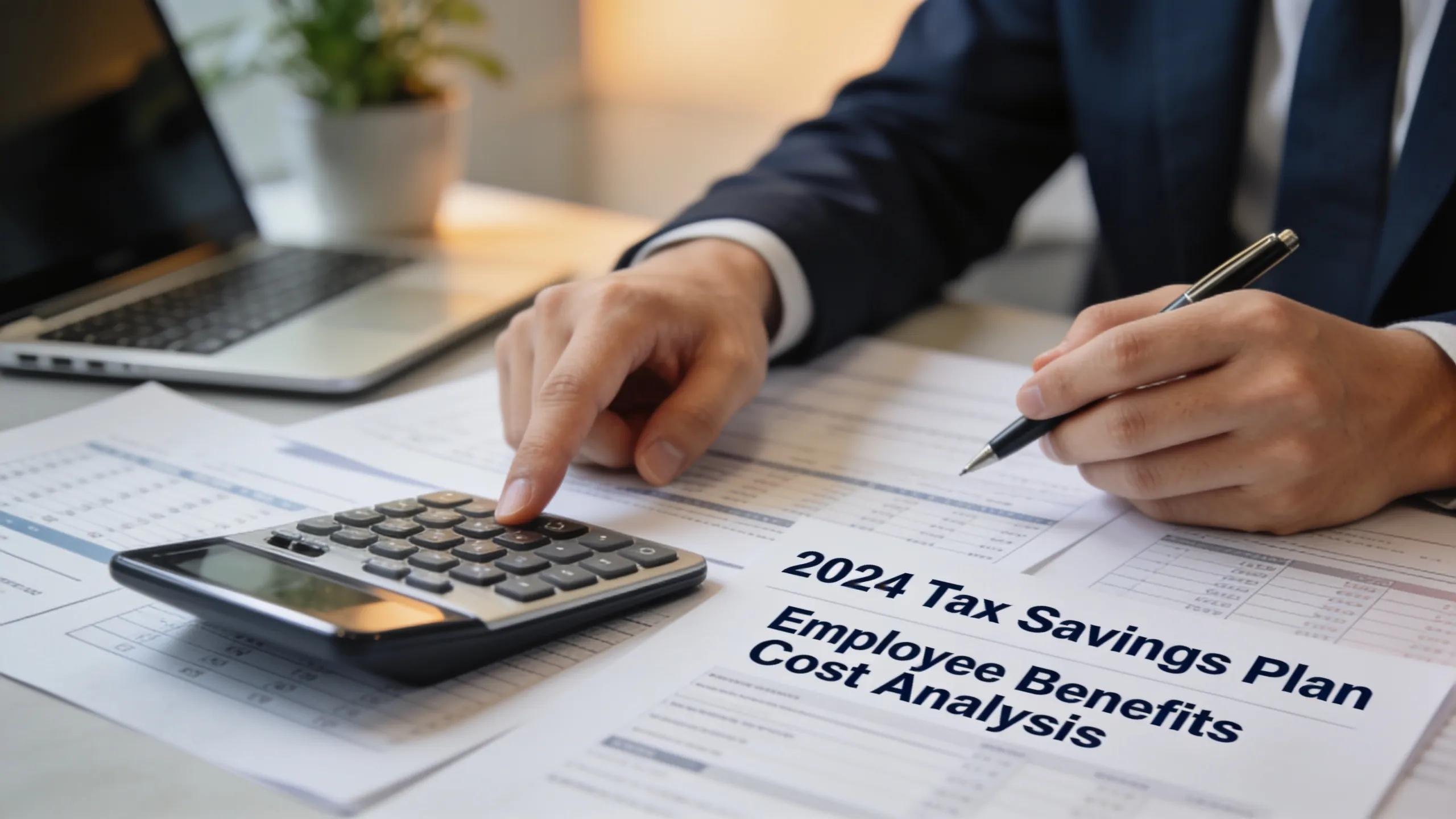 Professionals discussing tax savings strategies related to employee benefits