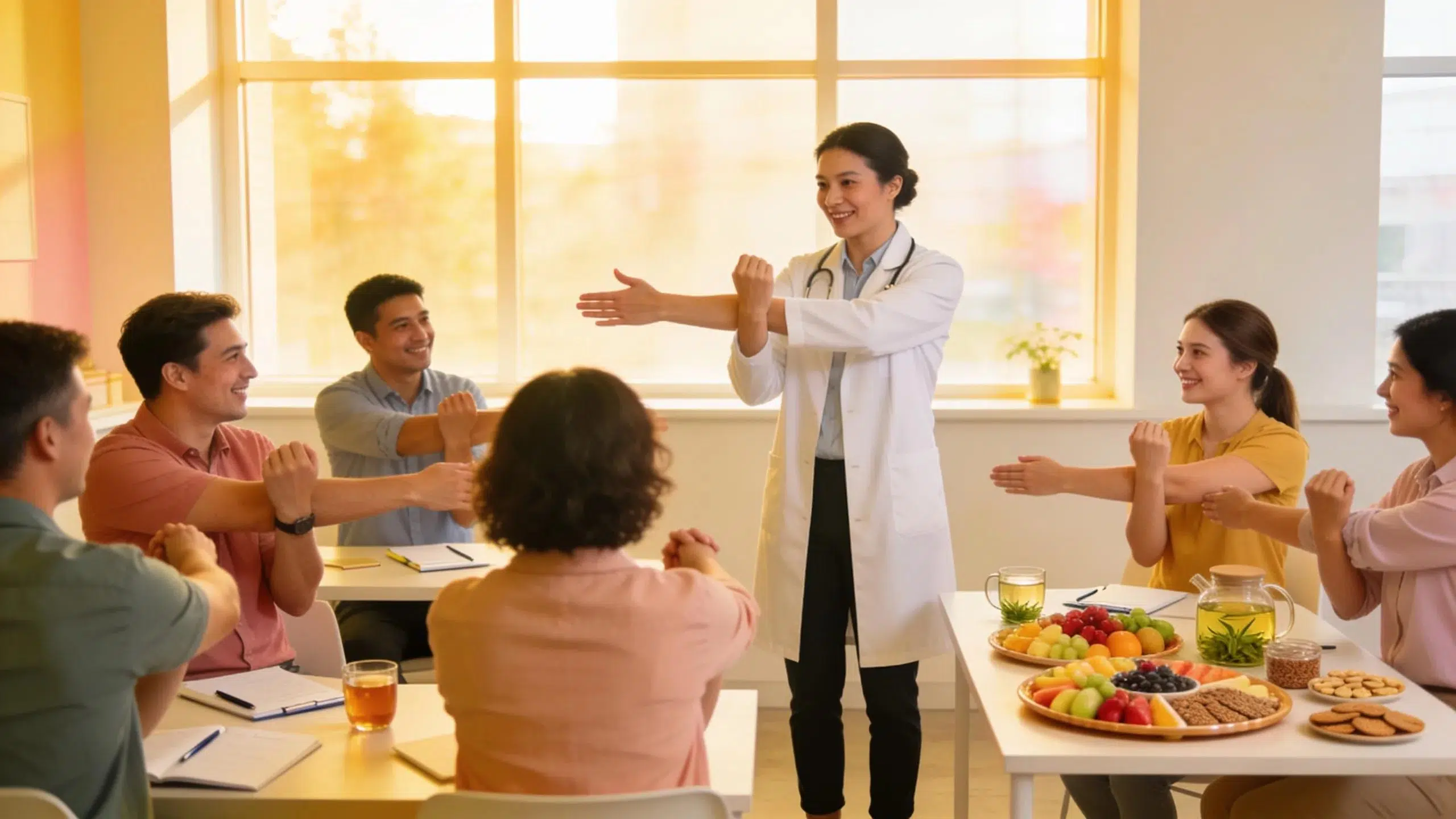 Workshop session on chronic disease management within a workplace wellness program