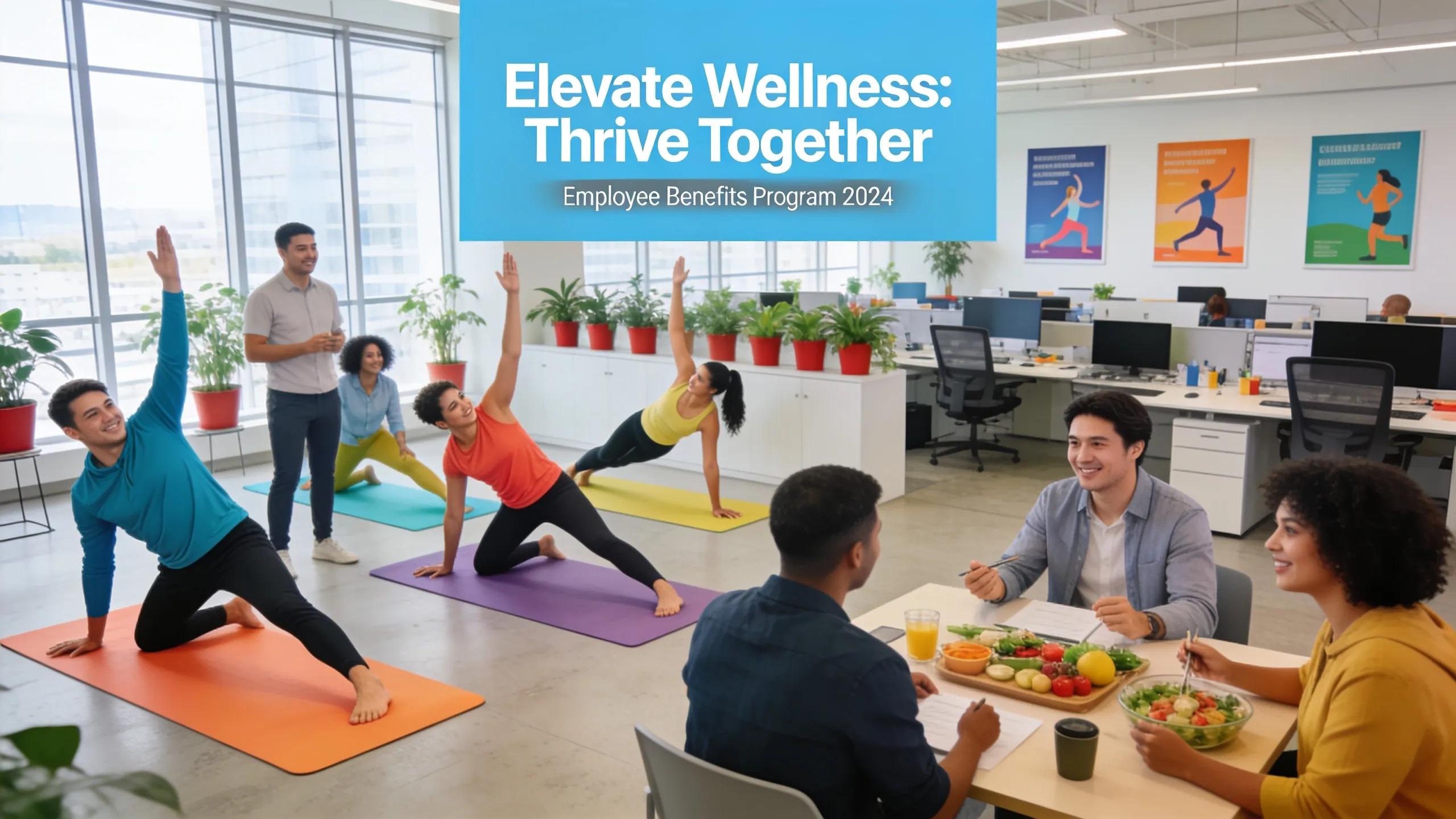 Employees engaging in a wellness program highlighting the importance of health in workplace benefits