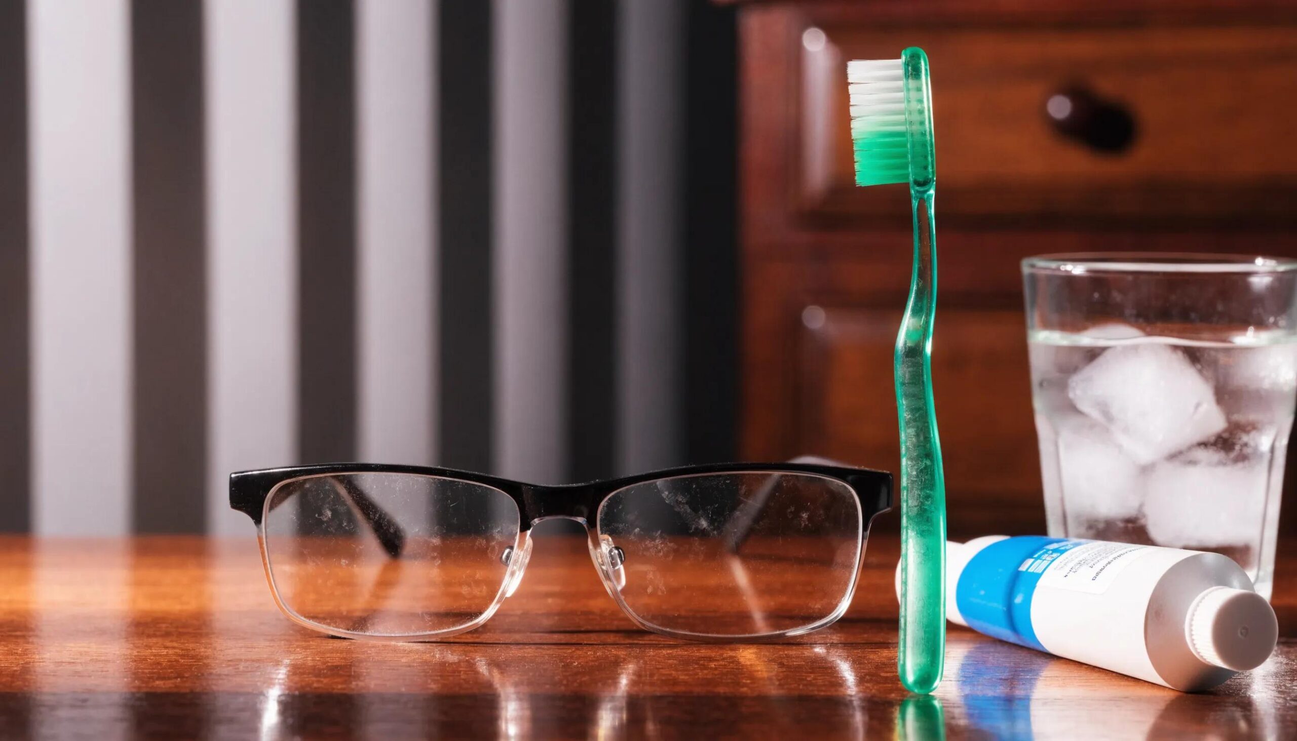 Dental and vision care items representing ancillary benefits in employee health insurance