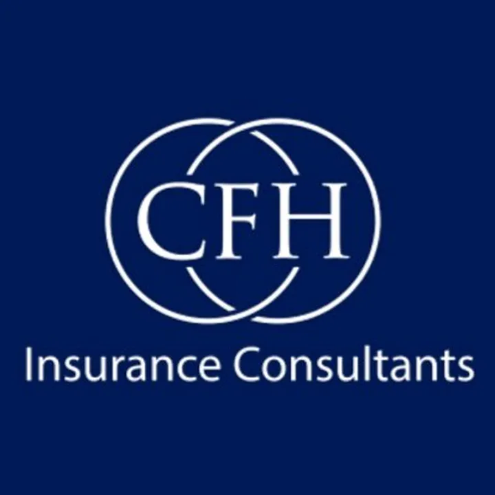 CFH Insurance Consultants logo on a blue background