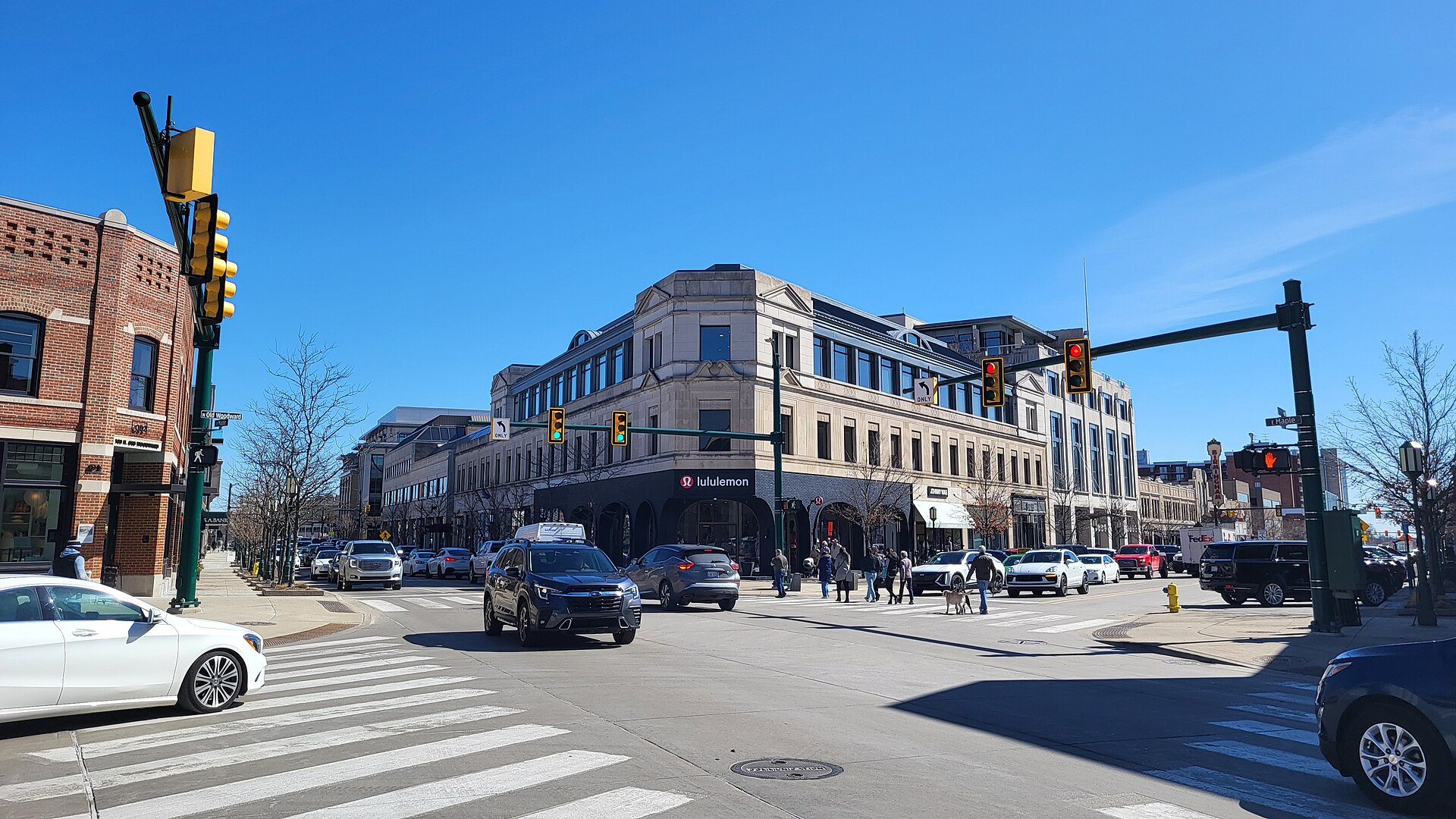 Birmingham, Michigan, the walkable downtown of southern Oakland County