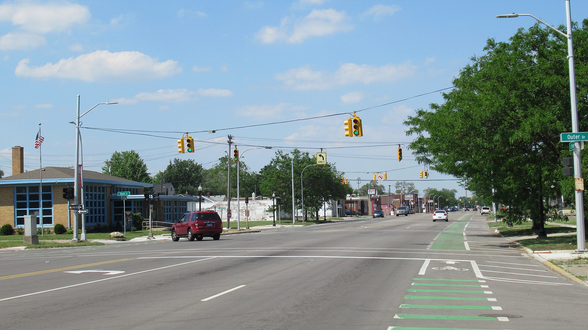 Ecorse, Michigan, an inner-ring Downriver city on the Detroit River