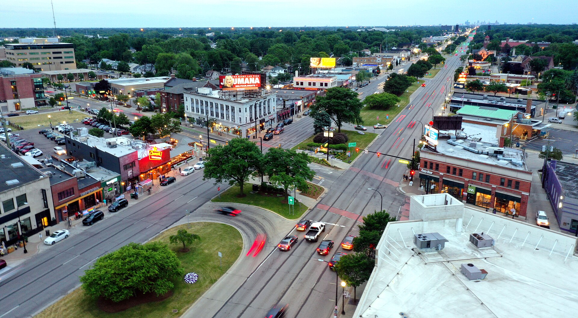Ferndale, Michigan, on the Woodward corridor between Eight Mile and I-696