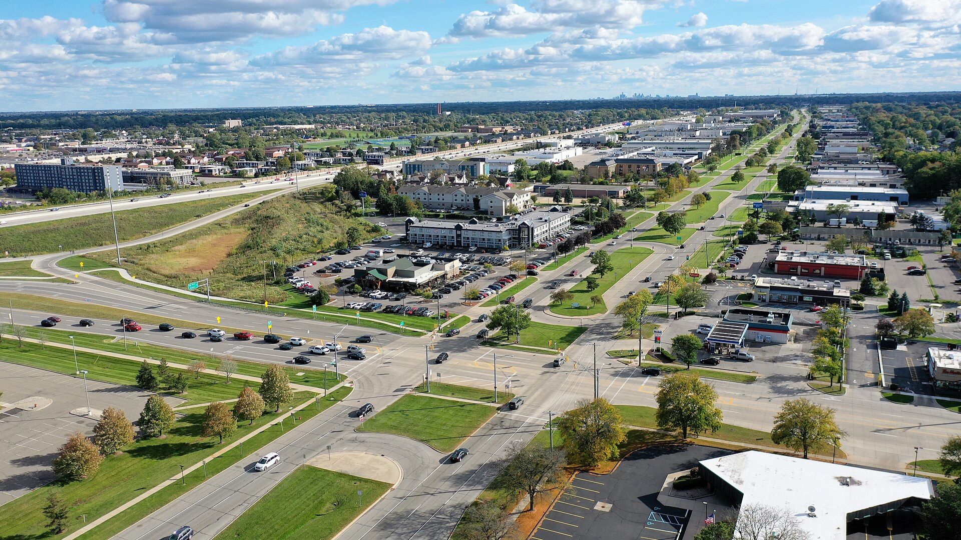 Madison Heights, Michigan, the light-industrial suburb along I-75