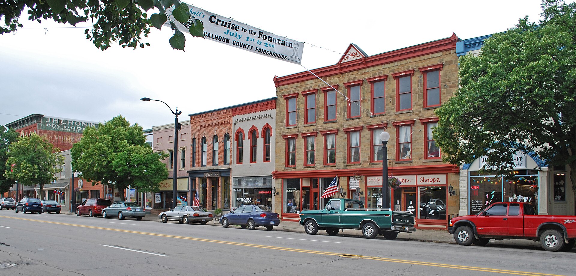 Marshall, Michigan, the historic Calhoun County seat where I-94 meets I-69