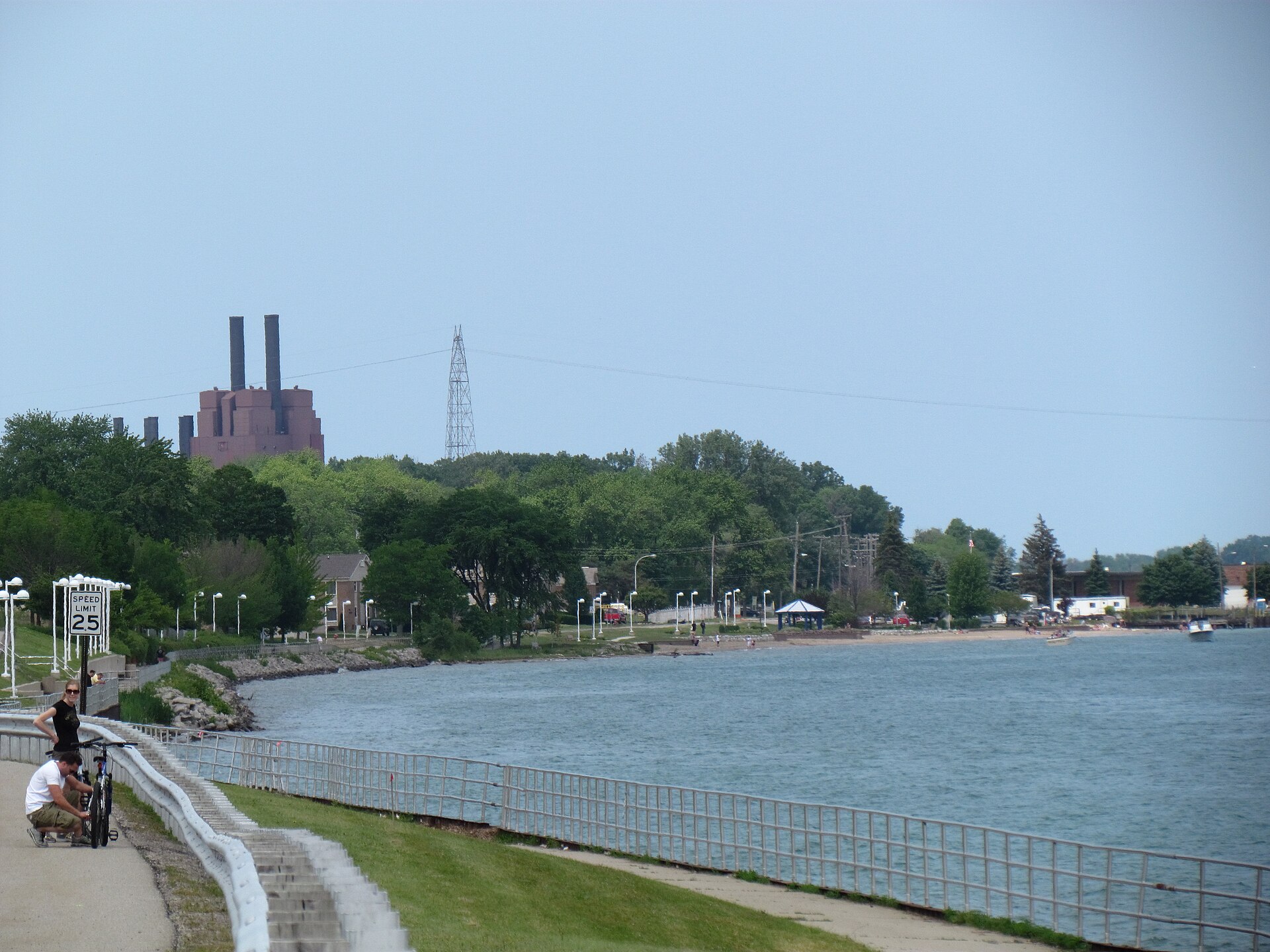 Marysville, Michigan, on the St. Clair River across from Ontario