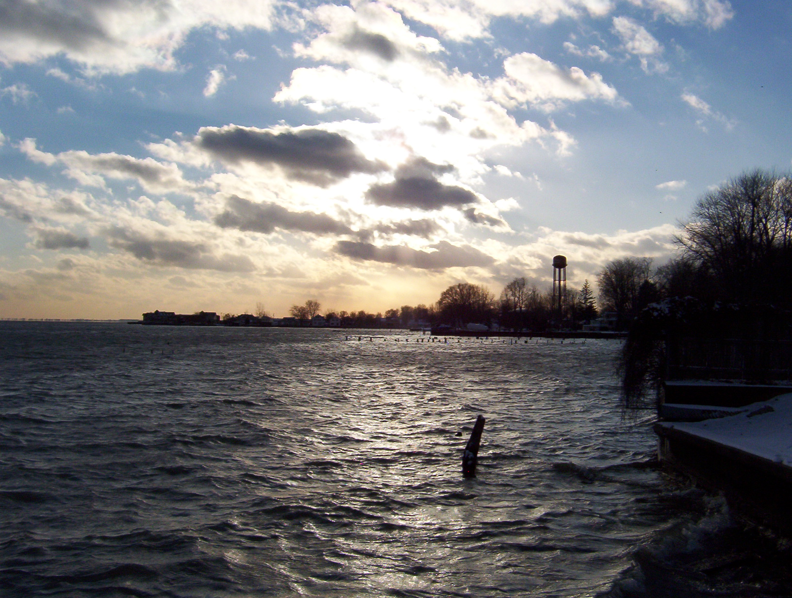New Baltimore, Michigan, on Anchor Bay at the top of Lake St. Clair