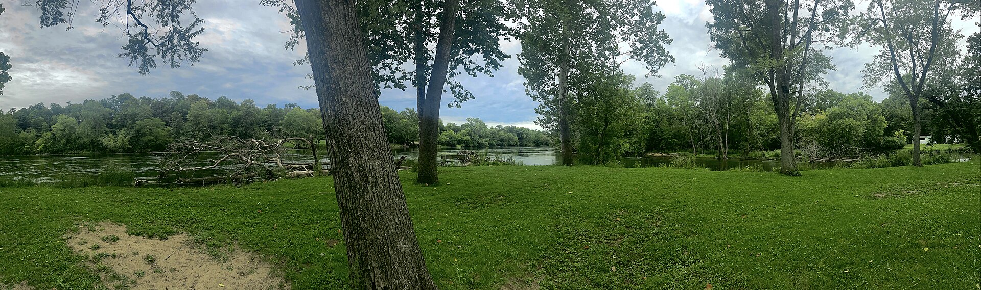 Niles, Michigan, on the St. Joseph River six miles north of South Bend