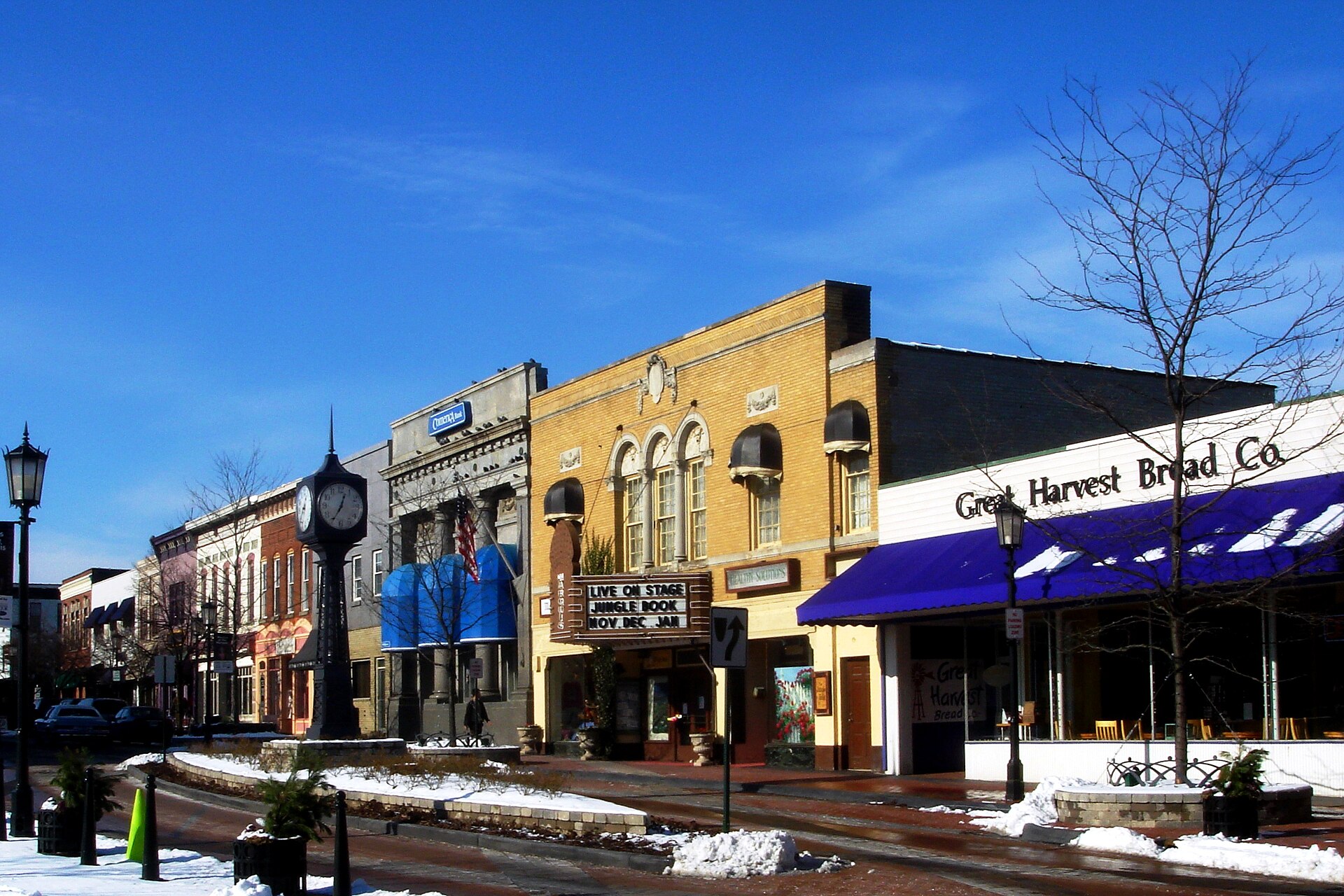 Northville, Michigan, on the Oakland and Wayne county line