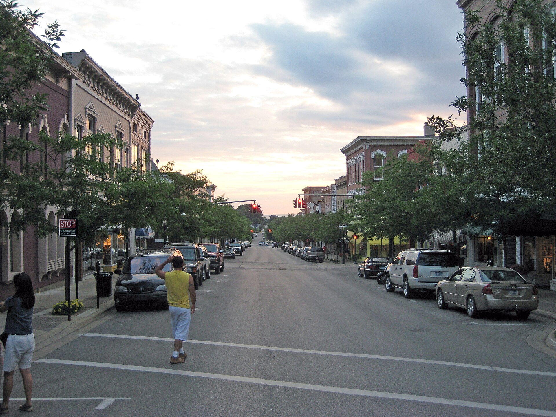 Petoskey, Michigan, the resort town on Little Traverse Bay