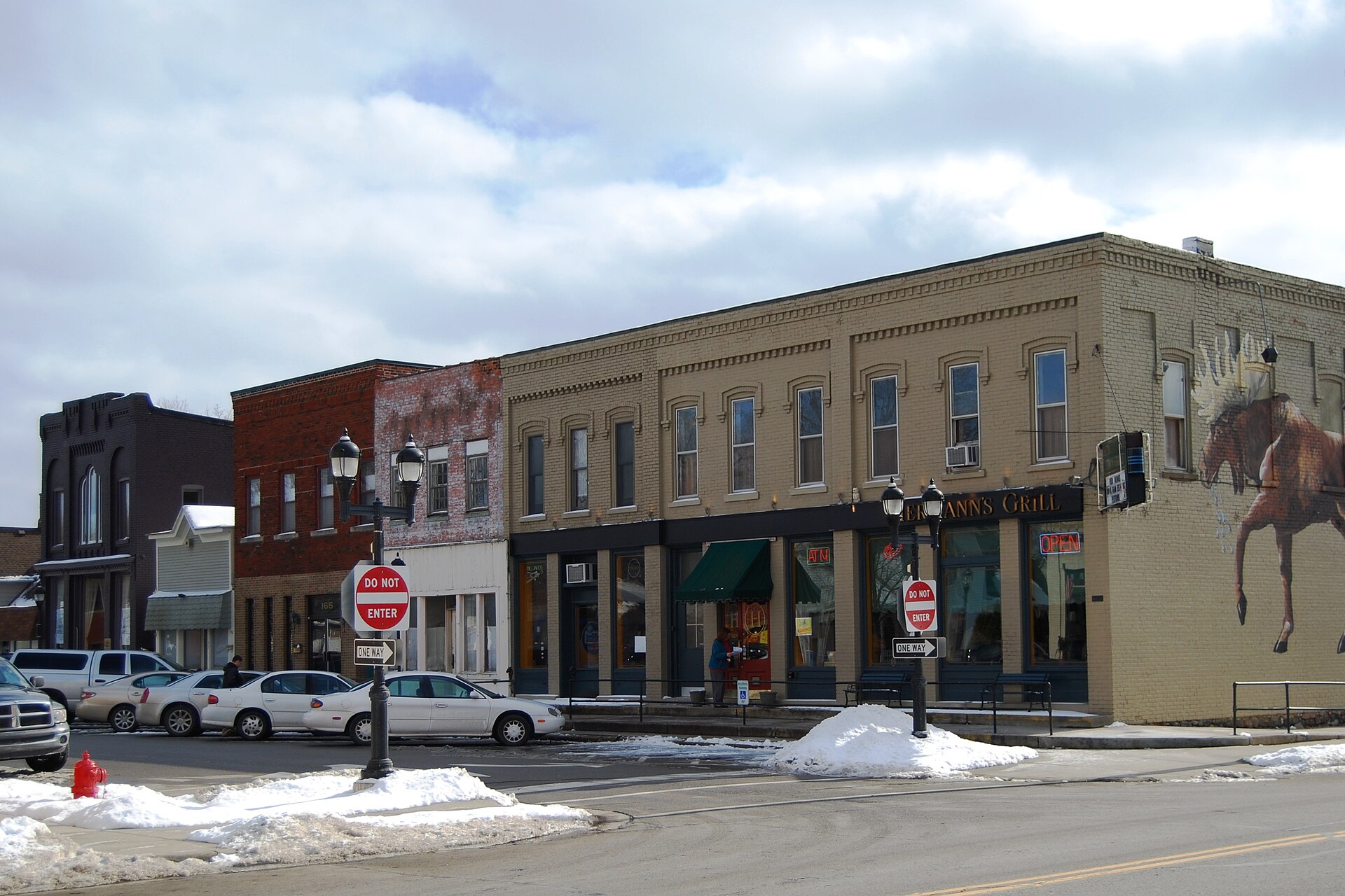 Plymouth, Michigan, a small Wayne County city off M-14 and I-275