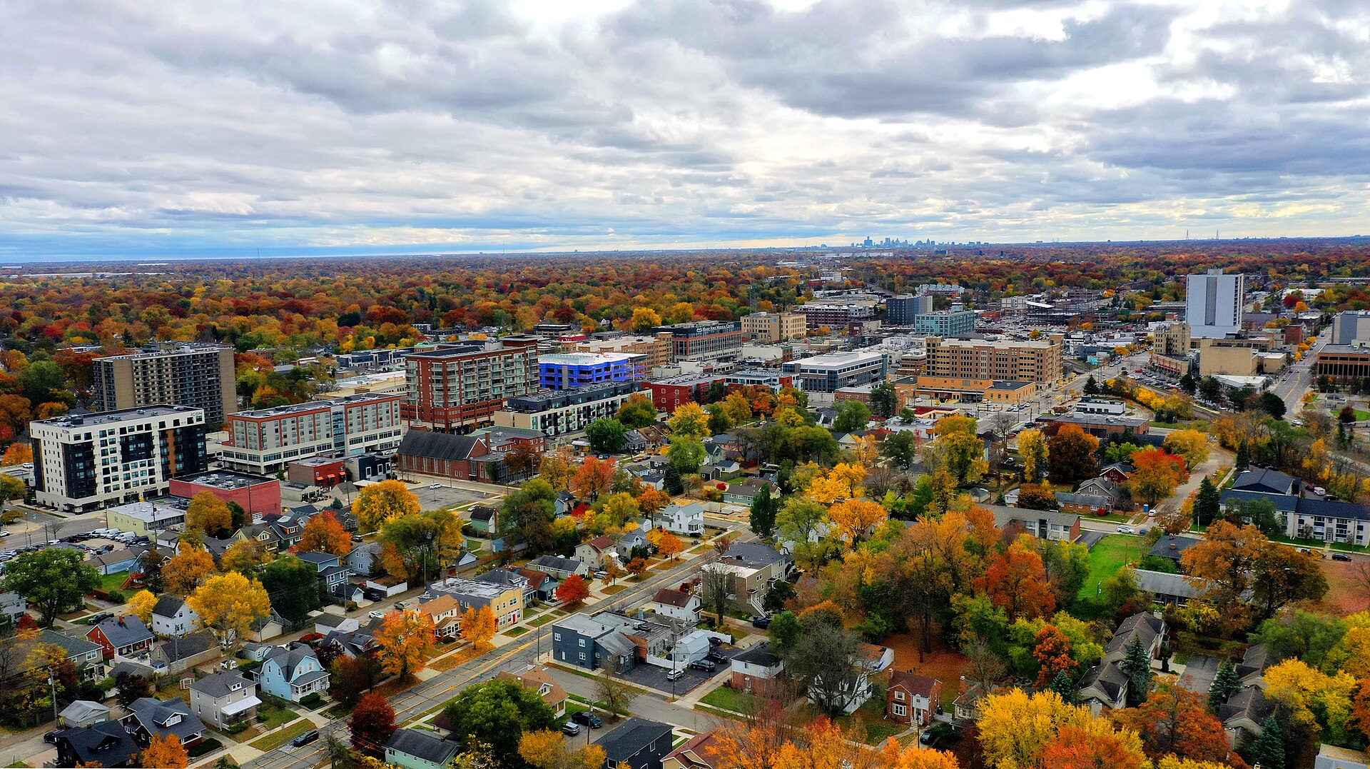 Royal Oak, Michigan, in southeast Oakland County