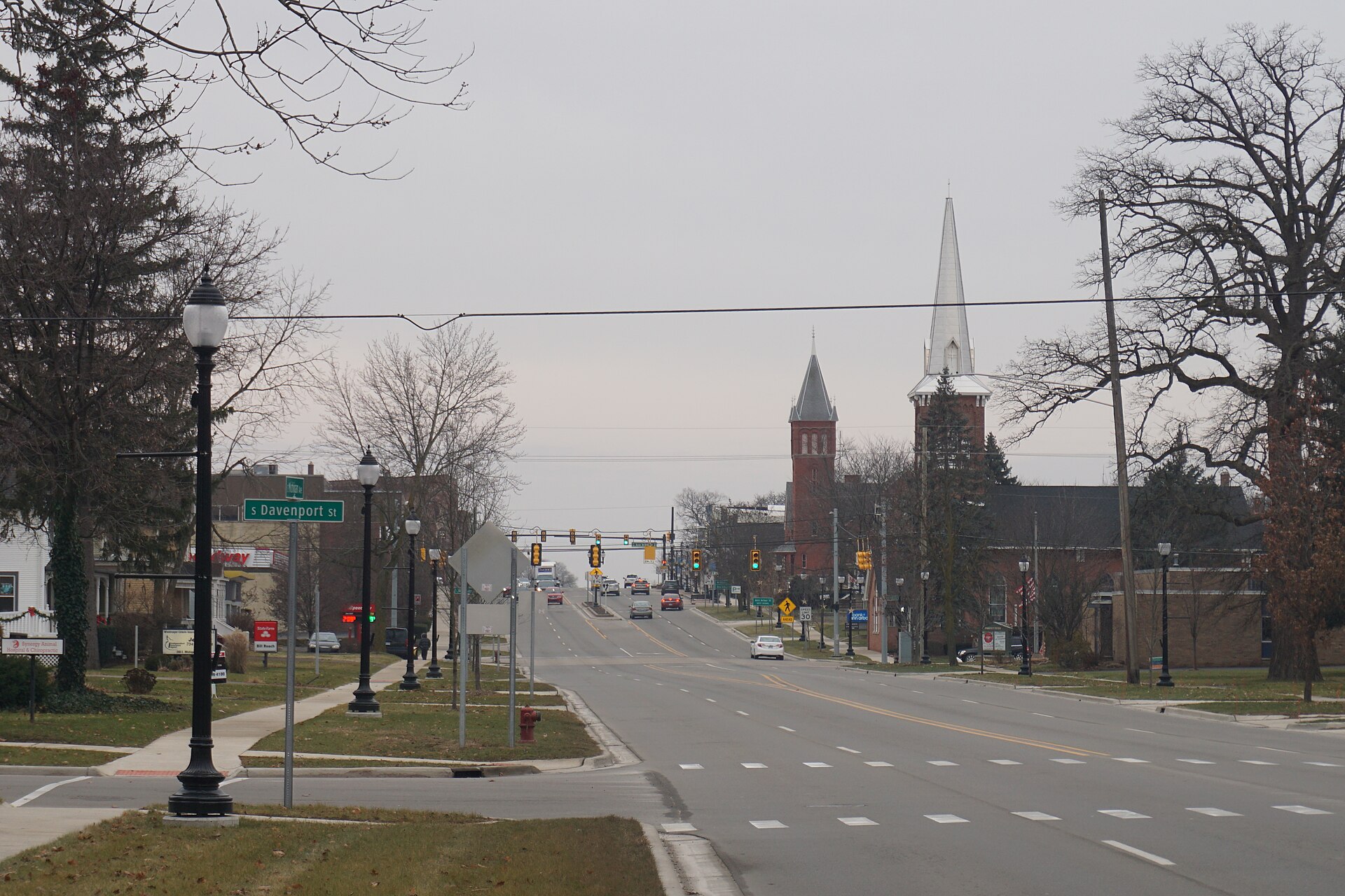 Saline, Michigan, a Washtenaw County city on US 12