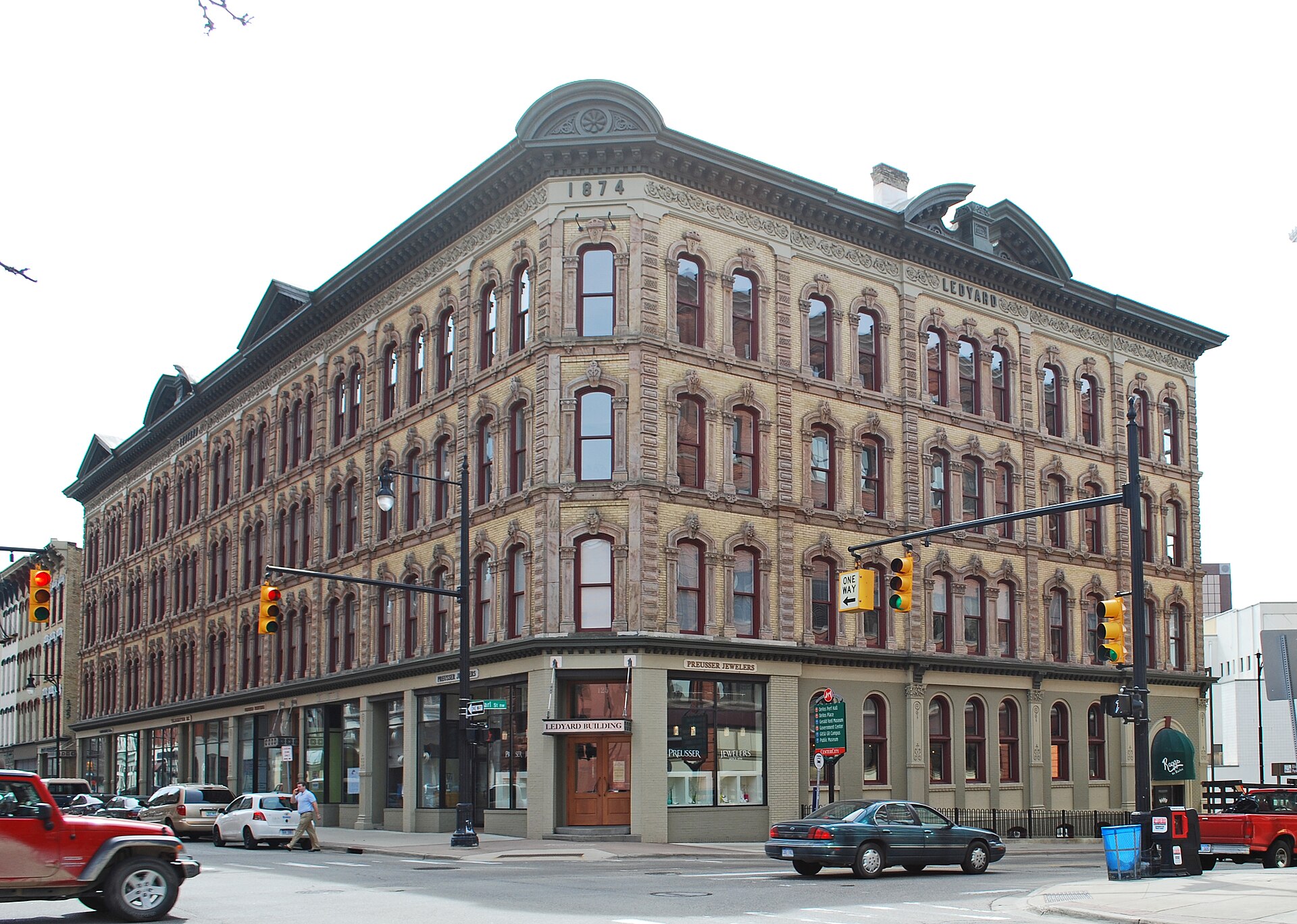 The historic Ledyard Block in downtown Grand Rapids, Michigan