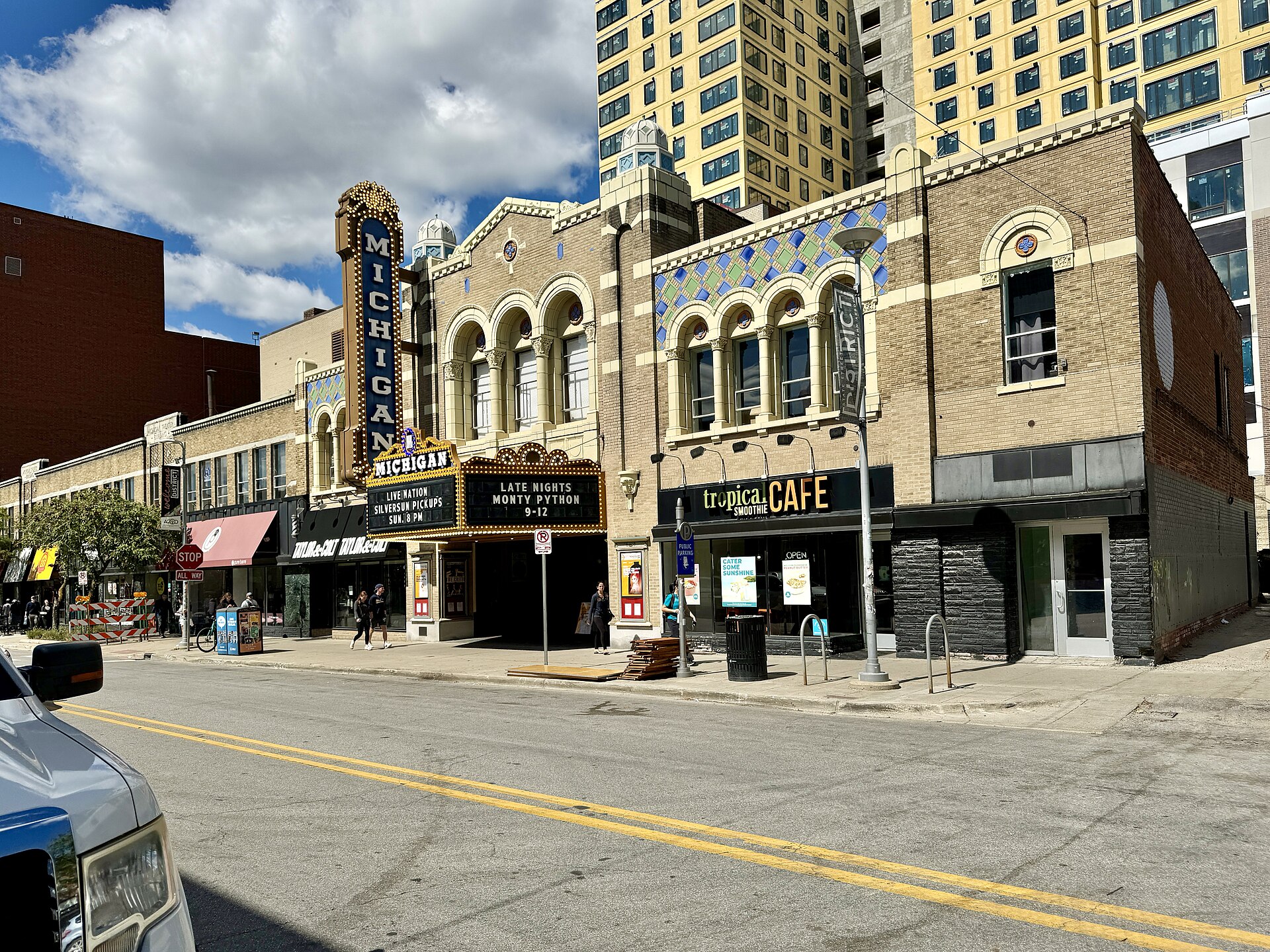 Michigan Theater on Liberty Street in downtown Ann Arbor — CFH Insurance Consultants provides group health insurance and employee benefits consulting for Ann Arbor, MI employers