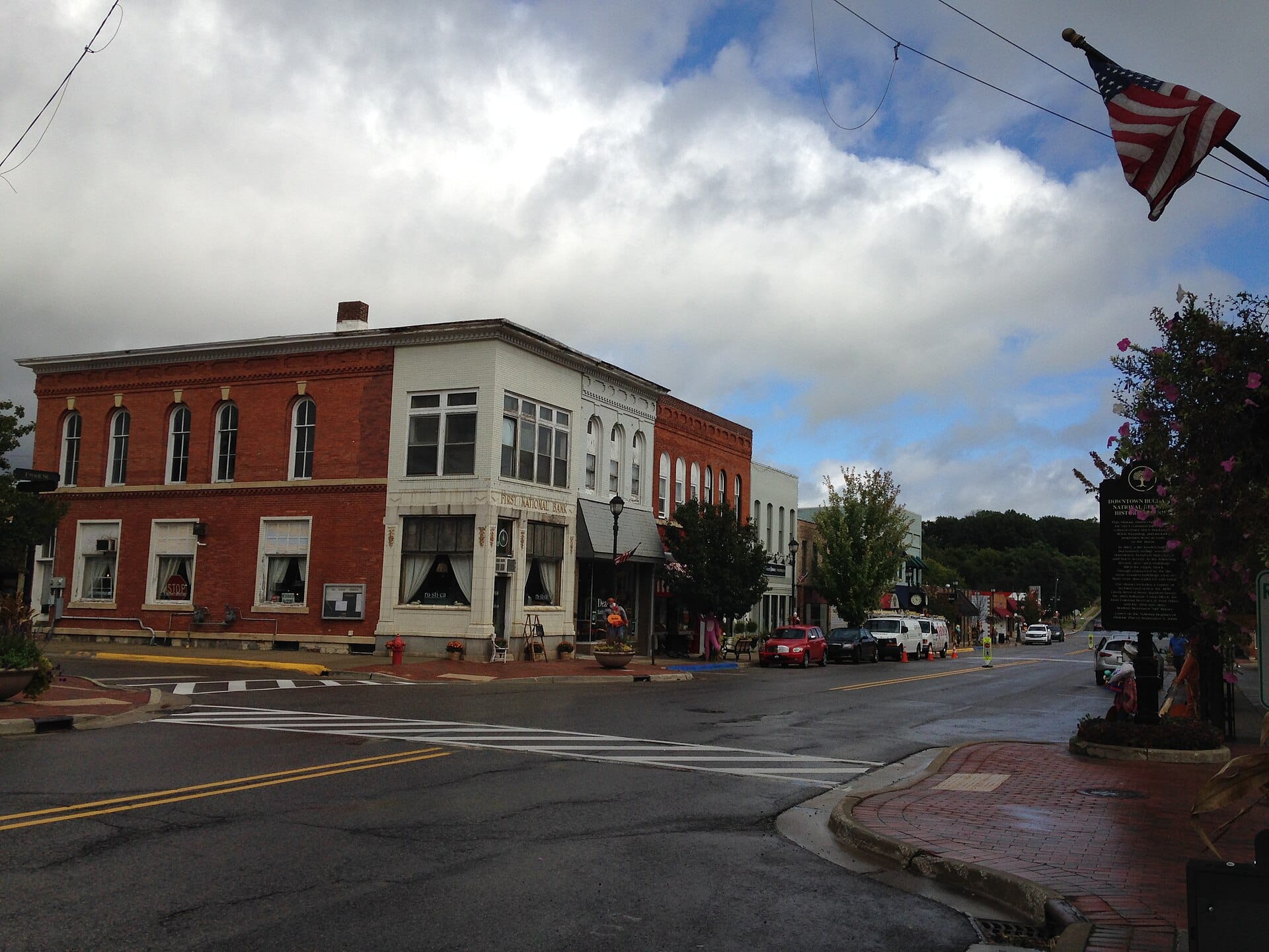 Historic downtown district in Buchanan, Michigan &mdash; CFH Insurance Consultants group health insurance and employee benefits consulting for Buchanan, MI employers