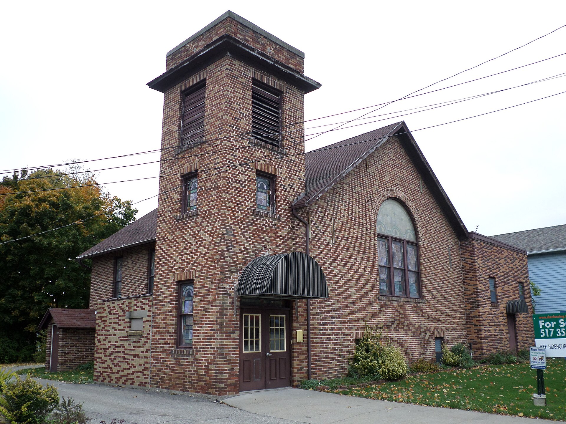 Historic Methodist Episcopal Church on North Bridge Street in DeWitt, Michigan &mdash; CFH Insurance Consultants group health insurance and employee benefits consulting for DeWitt, MI employers